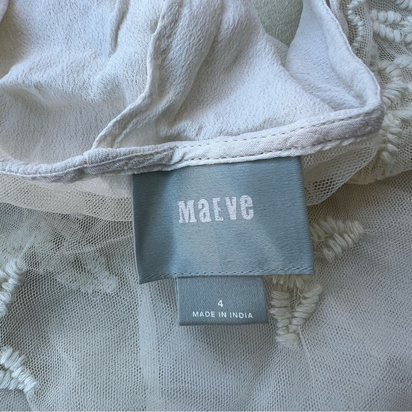 Anthropologie Maeve Lace Top Women’s Size 4 - Picture 6 of 7